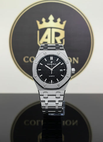 Black dial AP style stainless steel luxury watch