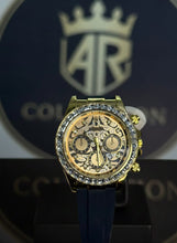 Rolex Diamond gold chronograph watch for men