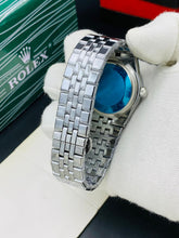 Rolex Diamond Dial Stainless Steel Watch for Men