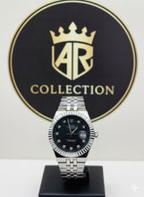 Rolex Diamond Dial Stainless Steel Watch for Men