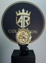 Rolex Diamond gold chronograph watch for men